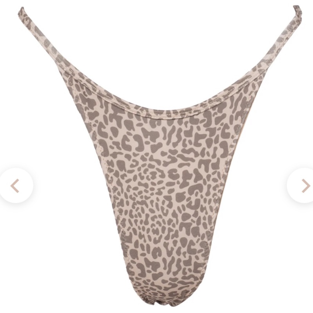 Leopard print cheeky bikini bottom - Lahana Swim